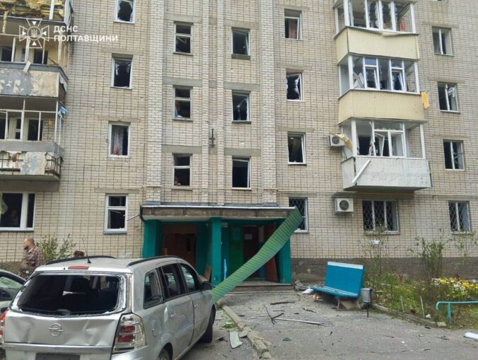 Наслідки вибуху в Кременчуці